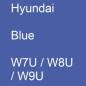 Preview: Hyundai, Blue, W7U / W8U / W9U.